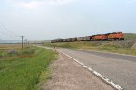 BNSF SB coal train